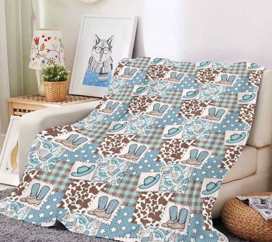 Cowboy Throw Blanket