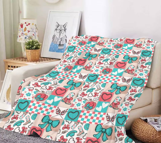 Cowgirl Throw Blanket